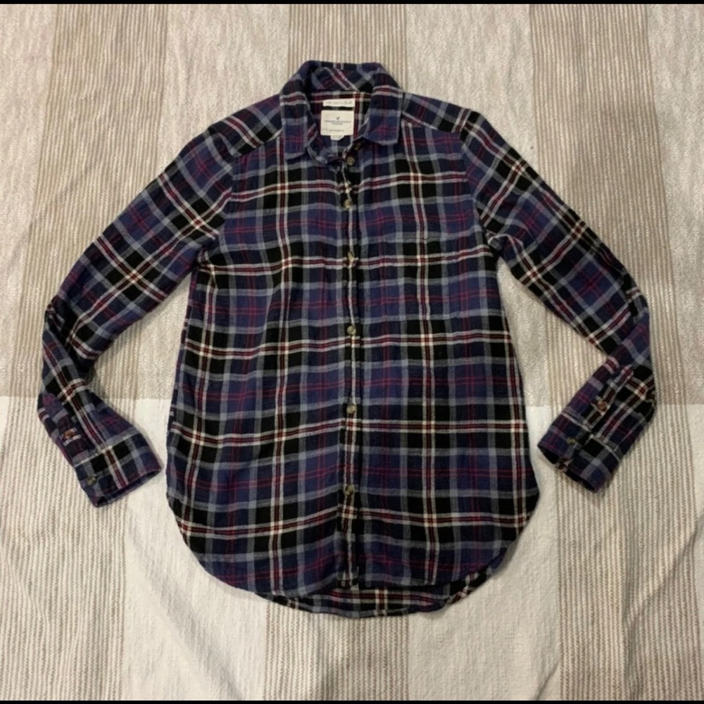 American Eagle flannel size xs